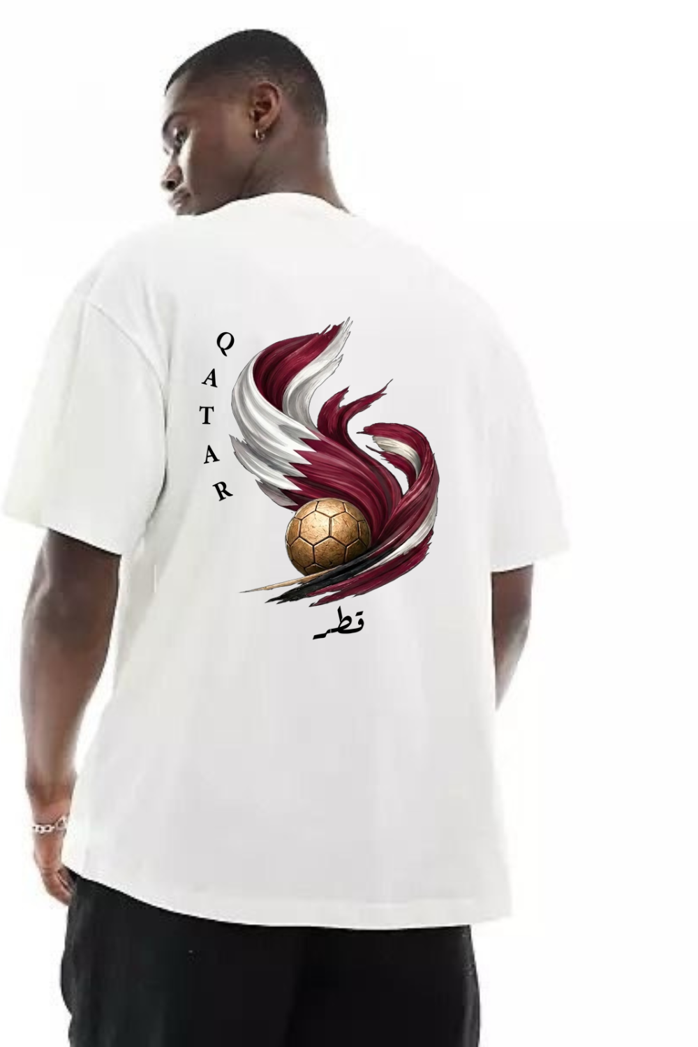 Qater Football Pride قطر  | Premium Graphic T-Shirt