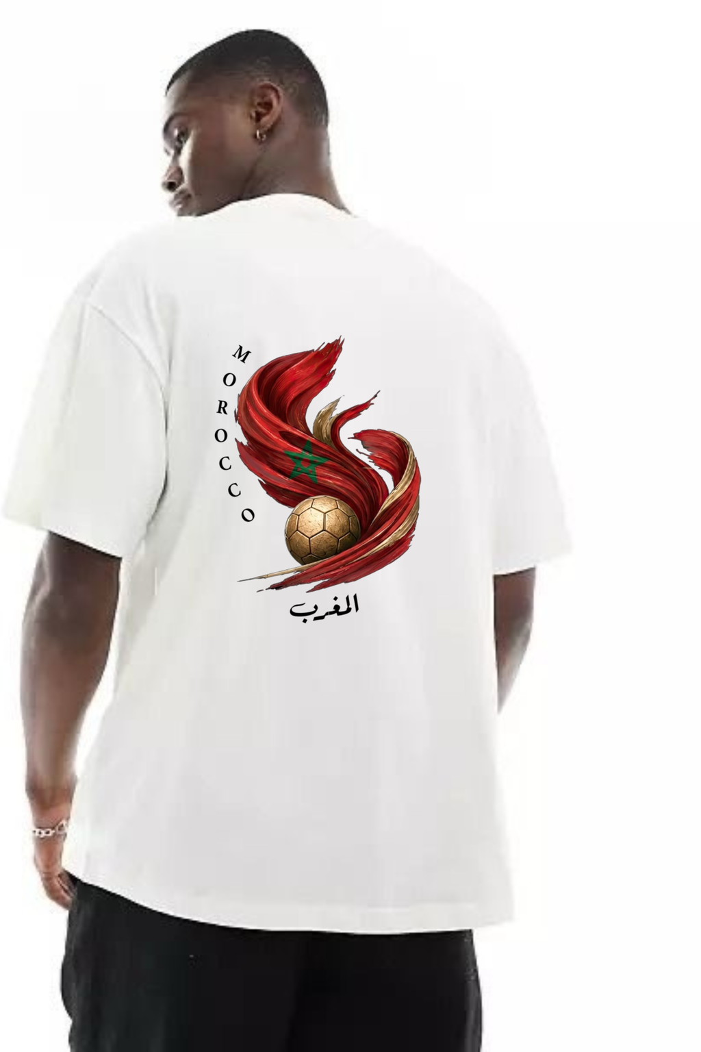 Morocco Football Pride المغرب | Premium Graphic T-Shirt
