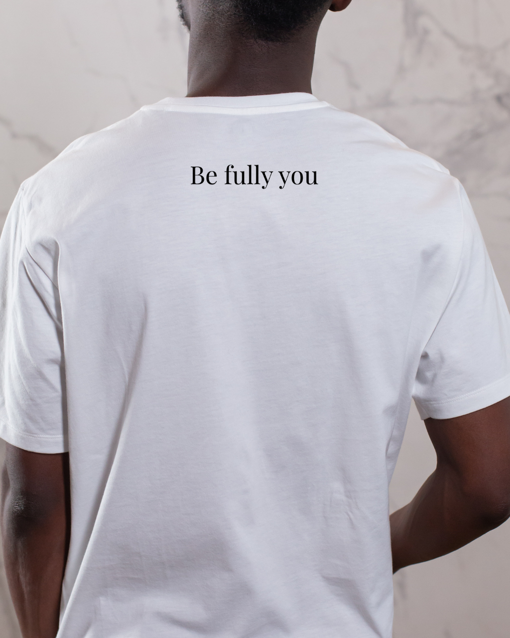 Kun Anta “كن أنت” Arabic Statement Tee – Minimal Identity Streetwear
